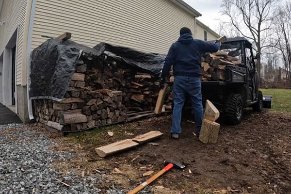 Kirk Allen Firewood Splitting