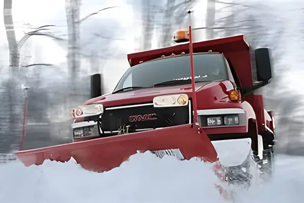 snow plowing